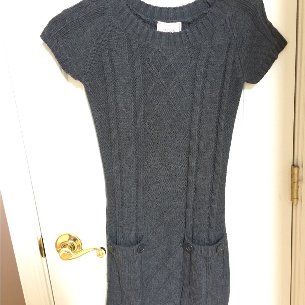 Pink Republic gray sweater dress S